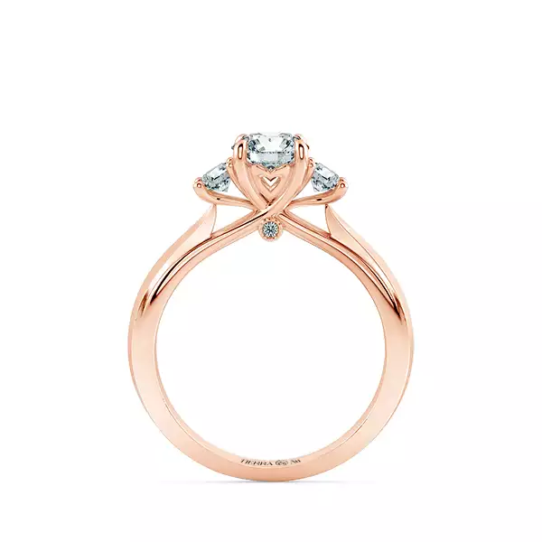 Nhẫn đính hôn kim cương Threestone Dulcia NCH3208 5